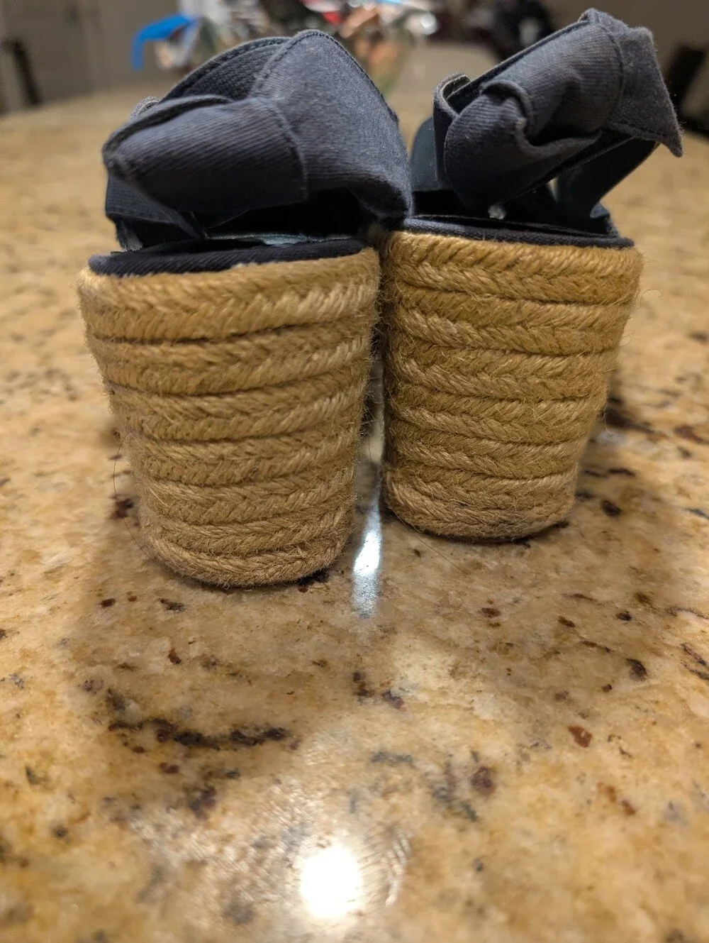 Ralph Lauren Navy Espadrilles Women's 10 B